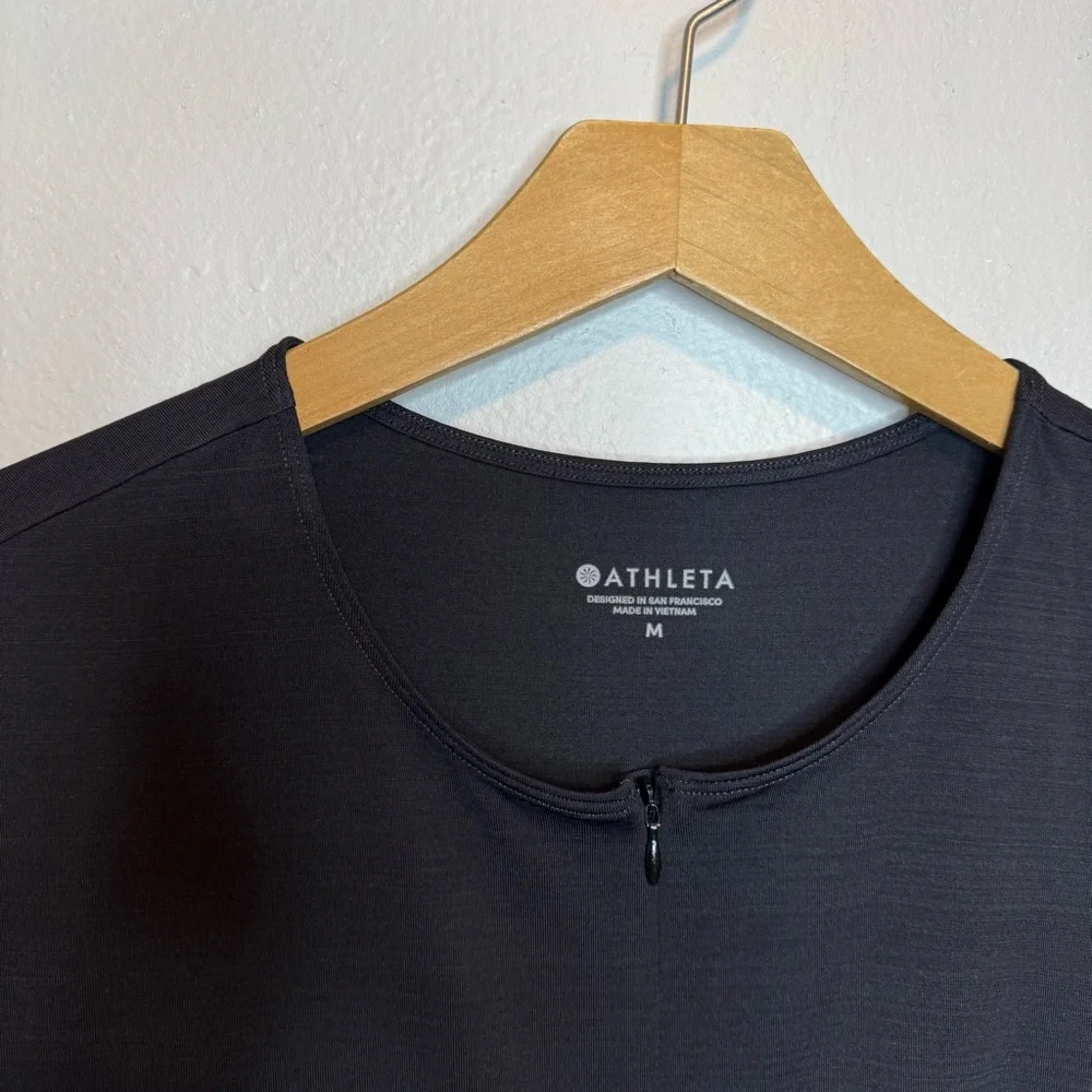 Athleta Pacifica Wrap Front Tank Black - Picture 6 of 11